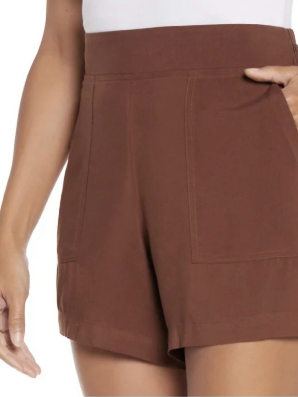 Wildfox High-Waist Brown Women's Shorts xxl